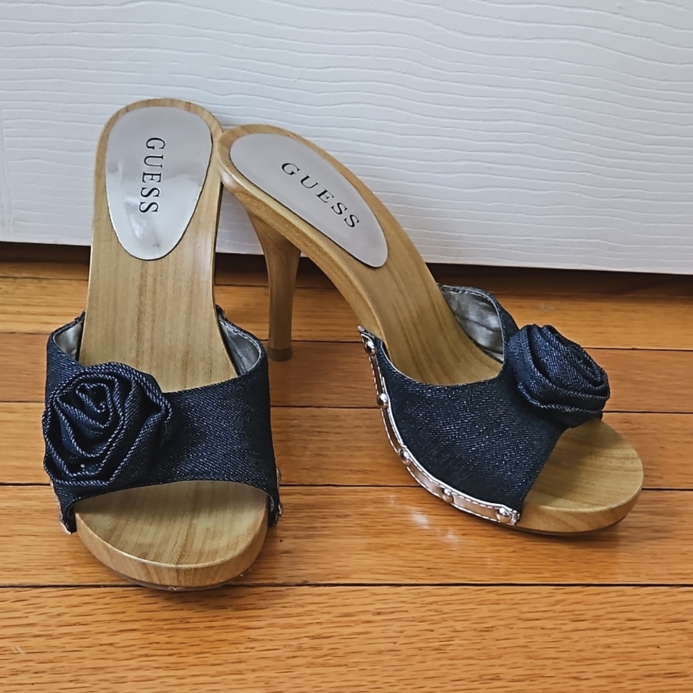 Guess slide sandals size 7 M--final price
